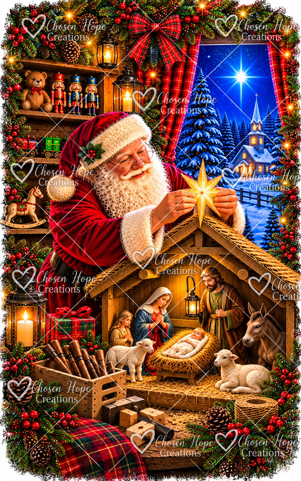 Embrace the Season with Our Christian Kitchen Towel: The Faith of St. Nicholas