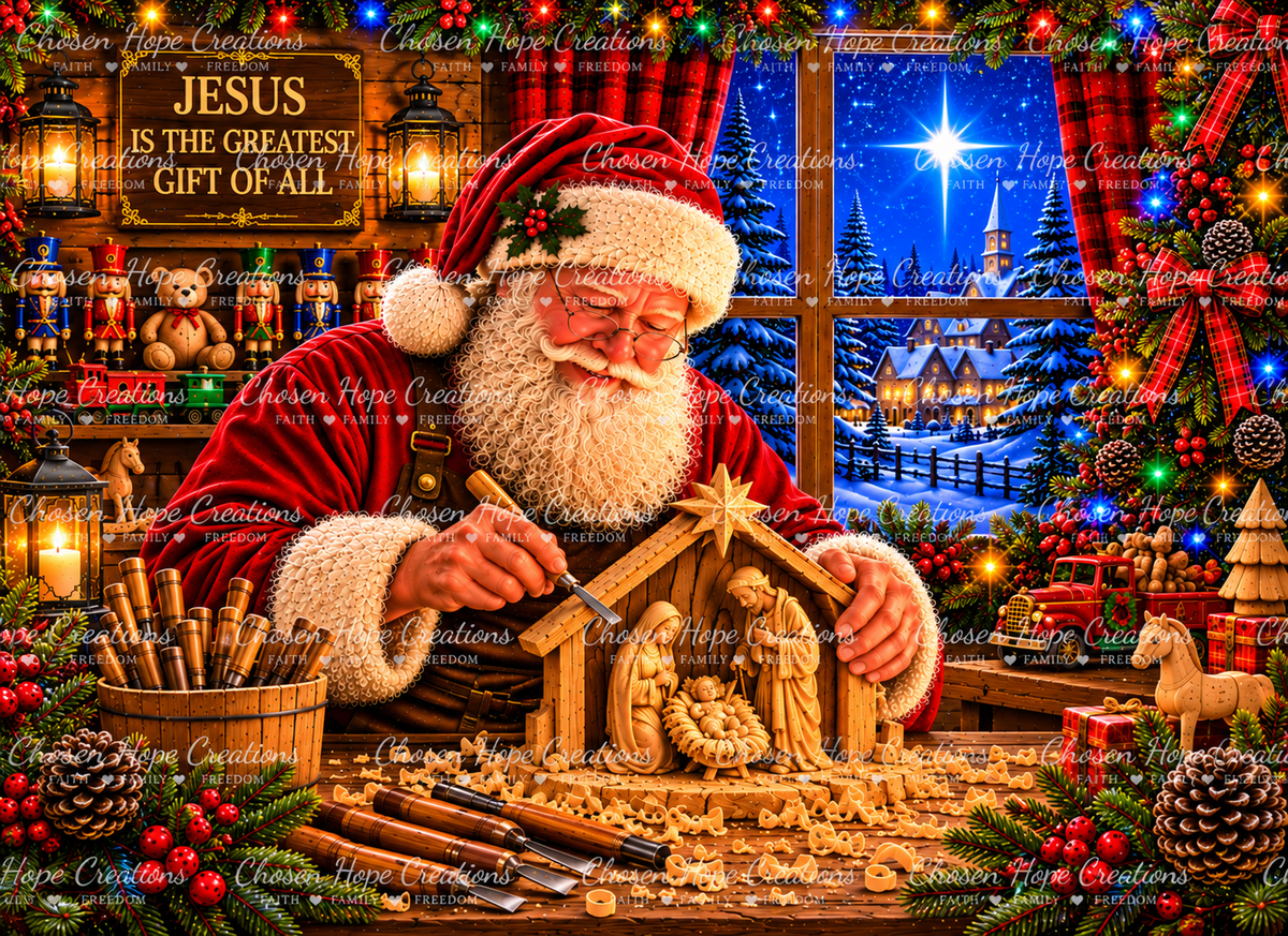St. Nicholas Greatest Gift Cutting Board — Embrace the Joy of Faith with Every Meal