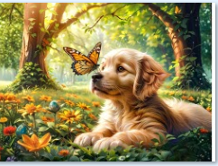 Golden Retriever Puppy Cutting Board – Adorable Design & Functional Kitchen Essential