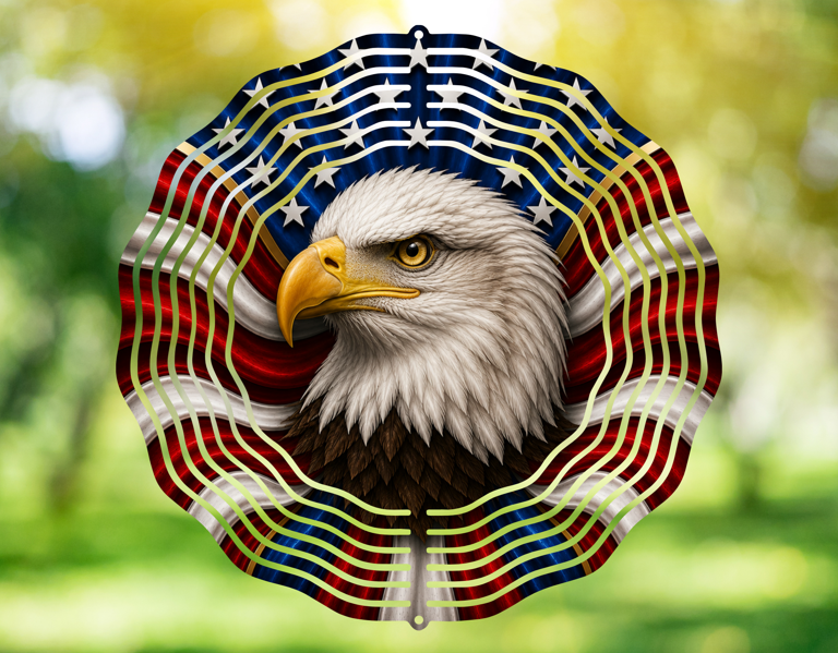 Bald Eagle Wind Spinner: A Majestic Symbol of American Freedom