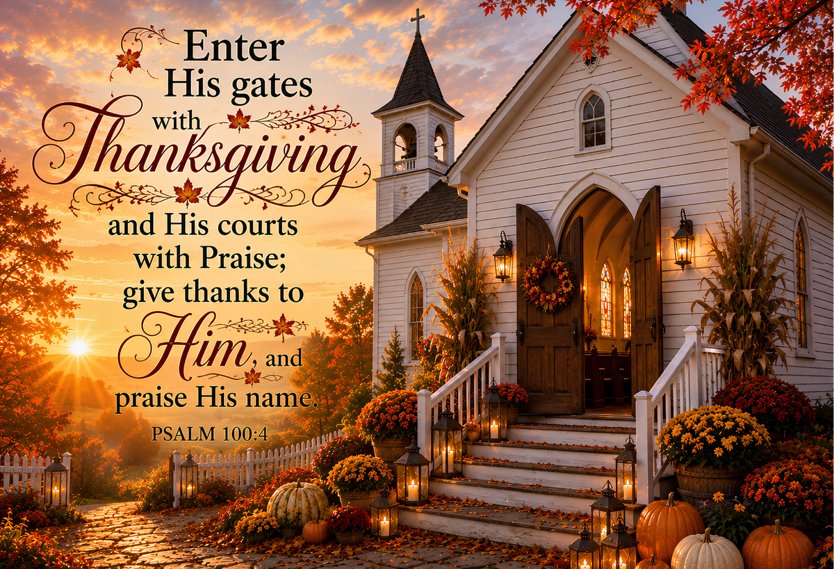 Psalm 100:4 Glass Cutting Board – Embrace Thanksgiving with Faith and Elegance