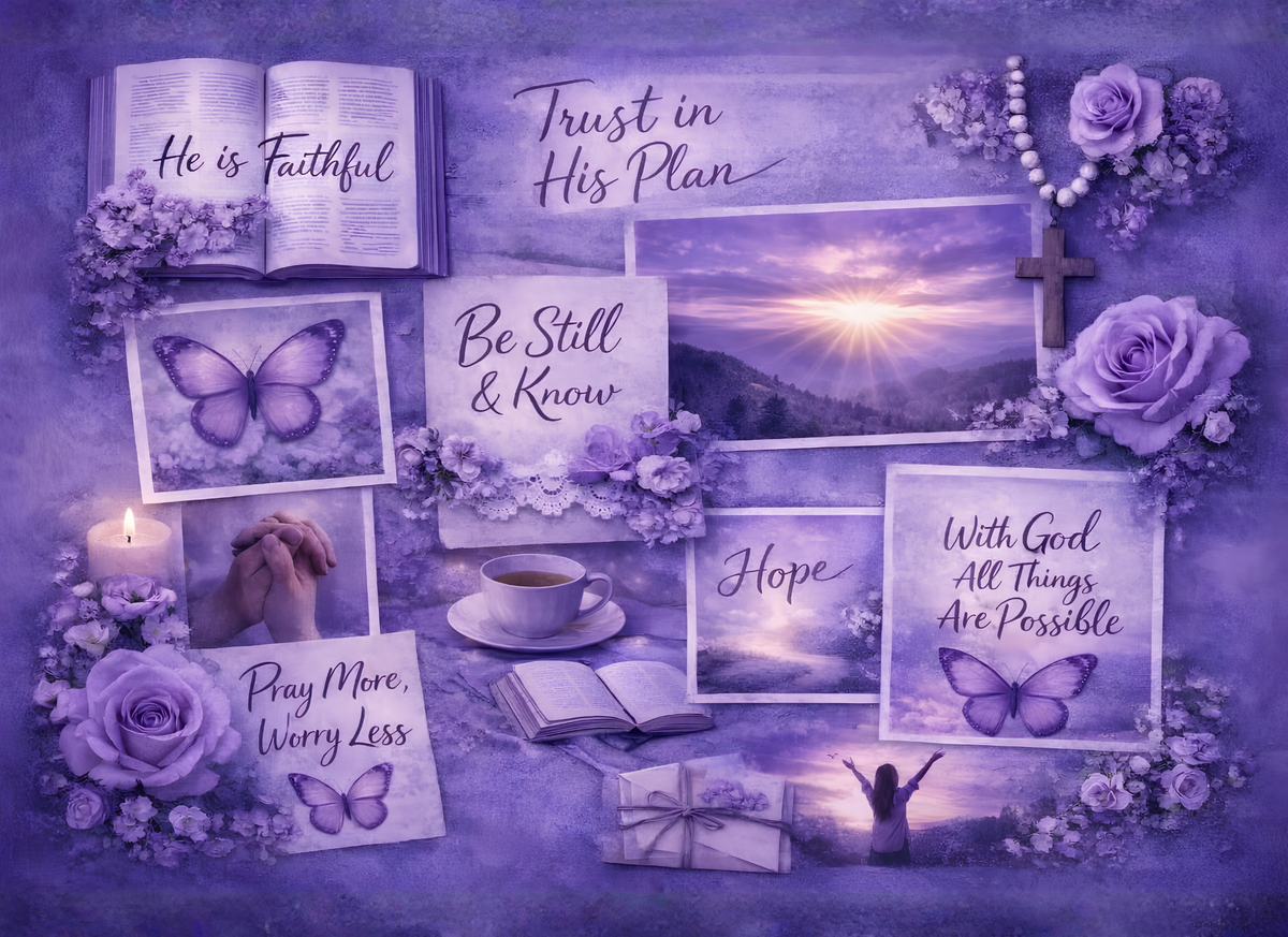 Faith & Flowers Cutting Board | A Daily Reminder of Love and Hope