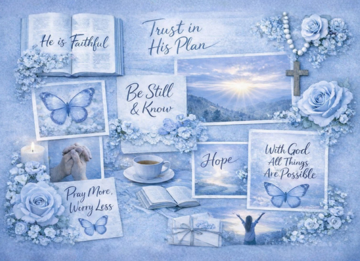 Faith & Flowers Cutting Board | A Daily Reminder of Love and Hope