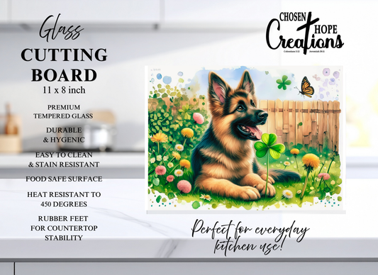German Shepherd Puppy Cutting Board – A Touch of Whimsy in Your Kitchen