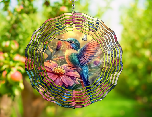 Hummingbird Wind Spinner - Breathe Life Into Your Space with Nature's Charm