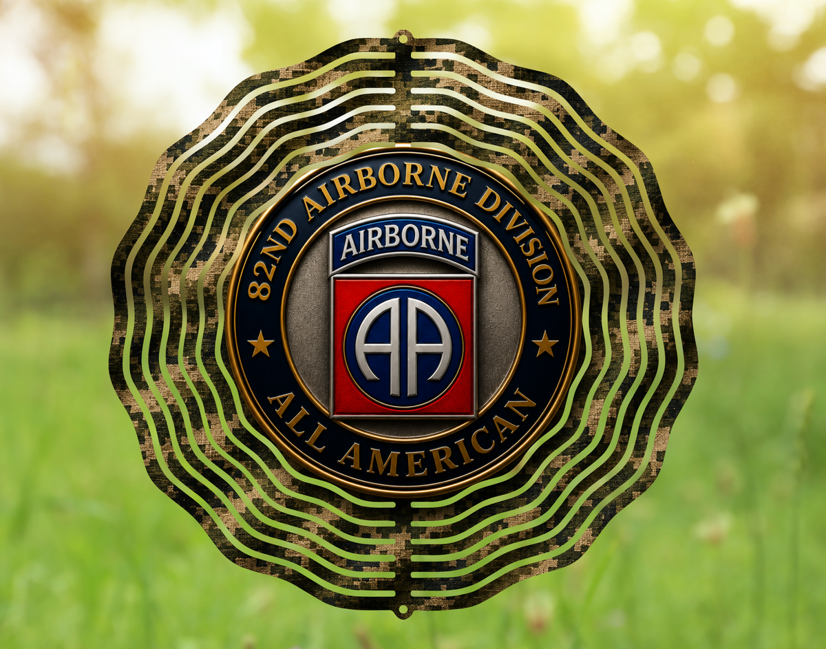 82nd Airborne Division Wind Spinner - A Meaningful Tribute to American Heroes