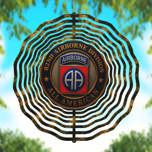 82nd Airborne Division Wind Spinner - A Meaningful Tribute to American Heroes