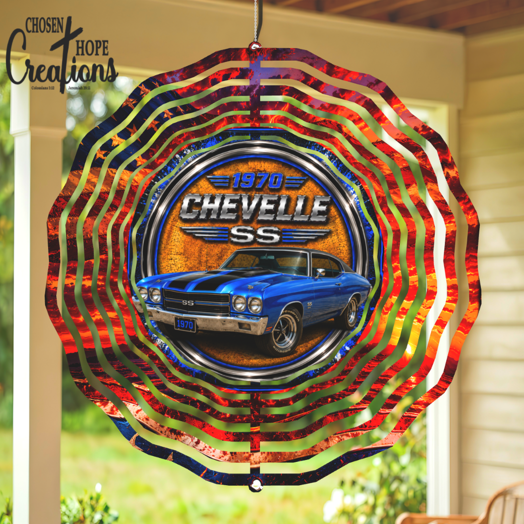 Capture the Spirit of Freedom with the 1970 Chevelle SS Wind Spinner