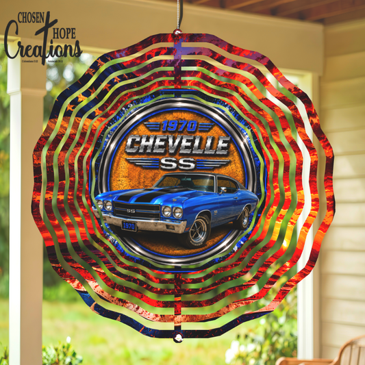 Capture the Spirit of Freedom with the 1970 Chevelle SS Wind Spinner