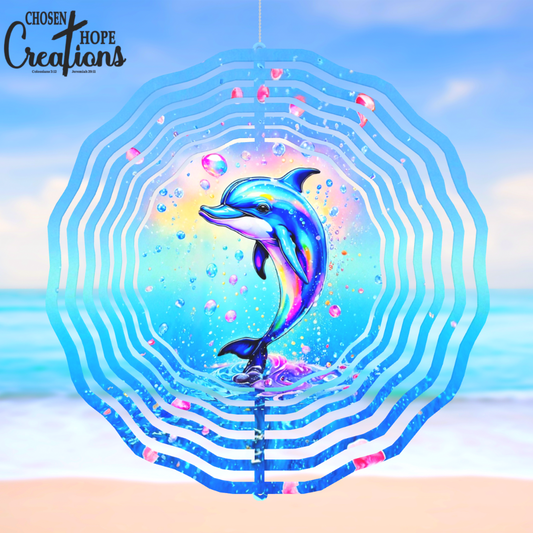 Dolphin Wind Spinner - Bring the Joy of the Ocean to Your Home