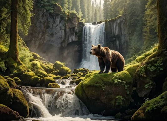 Grizzly Bear Glass Cutting Board – Experience the Wild at Home