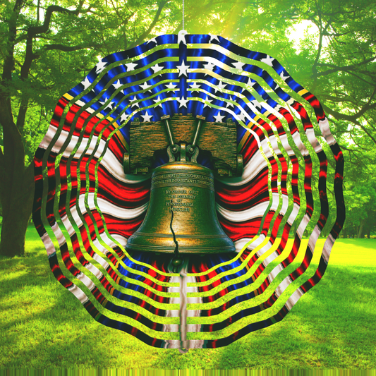 Celebrate Freedom with the Liberty Bell Wind Spinner – A Symbol of American Pride