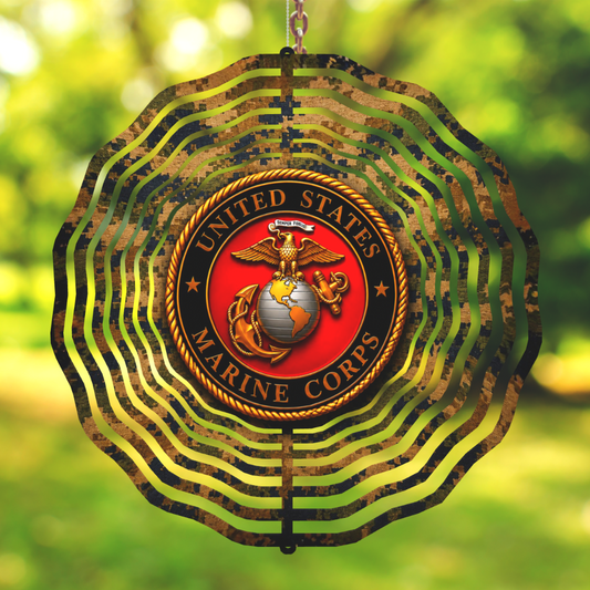 Show Your Pride with the United States Marine Corps Wind Spinner