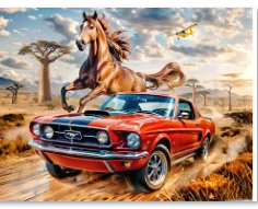 Transform Your Kitchen with the Wild Mustang Cutting Board: Epic Design & Functionality