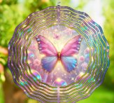 Butterfly Wind Spinner - Iridescent Charm for Your Garden