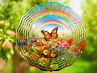 Elevate Your Garden with the Monarch Butterfly Wind Spinner
