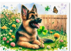 German Shepherd Puppy Cutting Board – A Touch of Whimsy in Your Kitchen