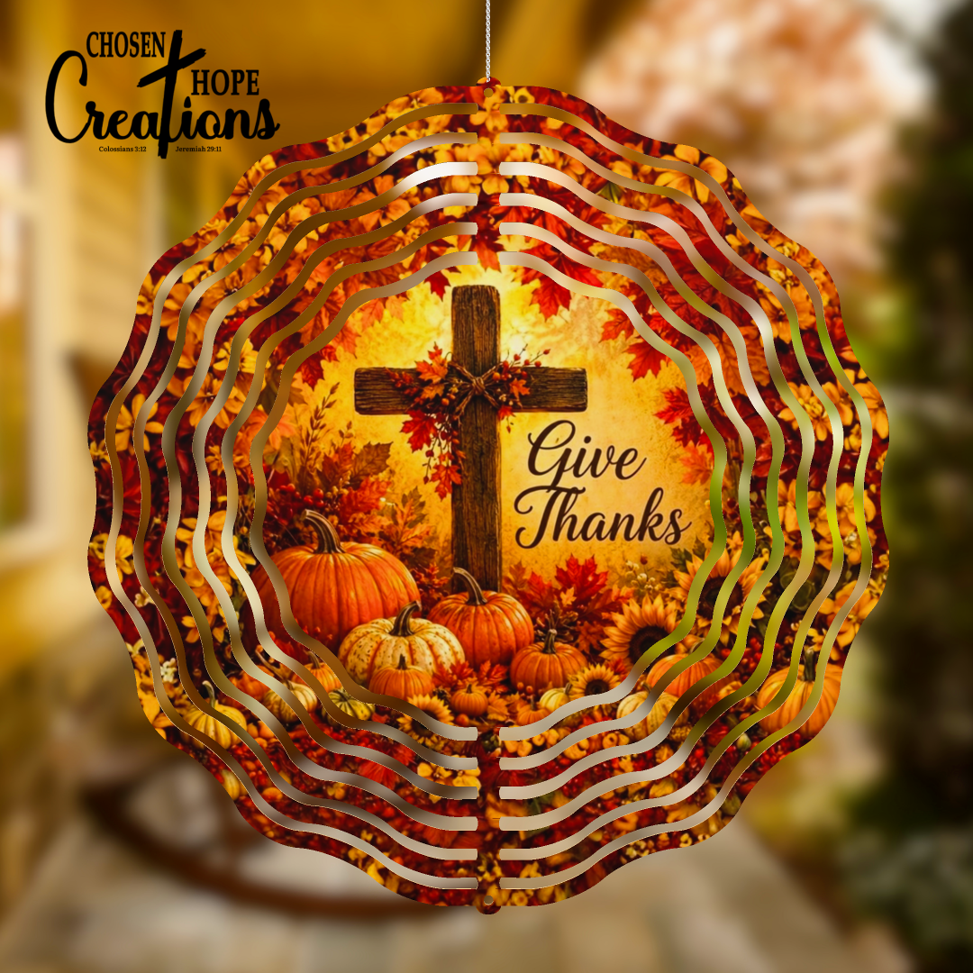 Autumn Faith Wind Spinner – A Year-Round Reminder to Give Thanks
