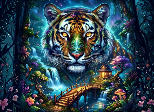 Elevate Your Culinary Experience with the Tiger Fantasy Cutting Board
